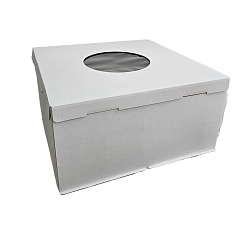 Коробка для торта 50 см*50 см*25 см с окном