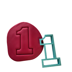 Вырубка для пряников "1" 10 см