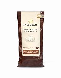 Шоколад молочный Callebaut в галлетах 33,6% 823 10 кг